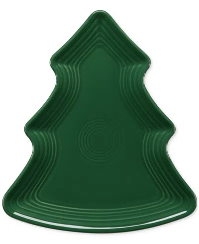 Fiesta Tree Plate In Dk Green