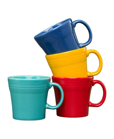 Fiesta Vibrant 15 Oz. Tapered Mugs, Set Of 4 In Multi