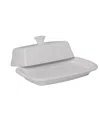Fiesta Xl Covered Butter Dish In  White