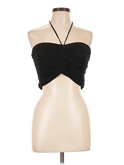 Pre-owned Fiestar Sleeveless Top Black Strapless Neckline Tops