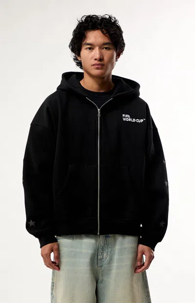 Fifa Men's World Cup Team Usa We Are One Full Zip Hoodie In Black