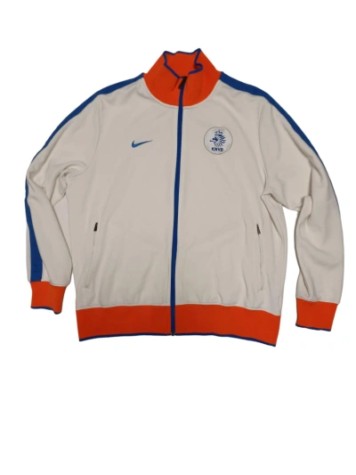 Pre-owned Fifa World Cup X Nike 2010 Fifa World Cup The Netherlands Training Jacket Soccer In White