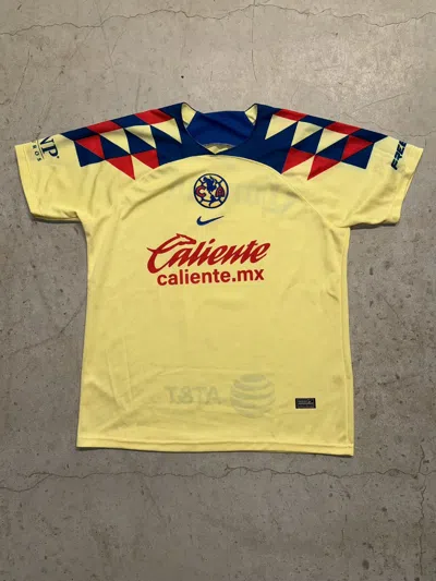 Pre-owned Fifa World Cup X Nike Crazy Club América Nike Soccer Jersey Yellow 2023/24