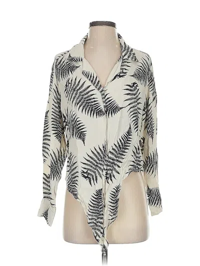 Pre-owned Fifteen Twenty 3/4 Sleeve Blouse In White