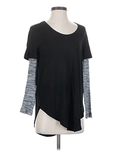 Pre-owned Fifteen Twenty 3/4 Sleeve T-shirt In Black
