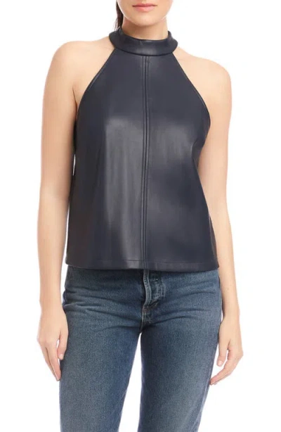 FIFTEEN TWENTY FIFTEEN TWENTY ALEXIS FAUX LEATHER TOP
