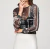 Fifteen Twenty Alina Side Shirred Top In Multi