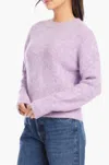 Fifteen Twenty Arely Crewneck Sweater In Lilac