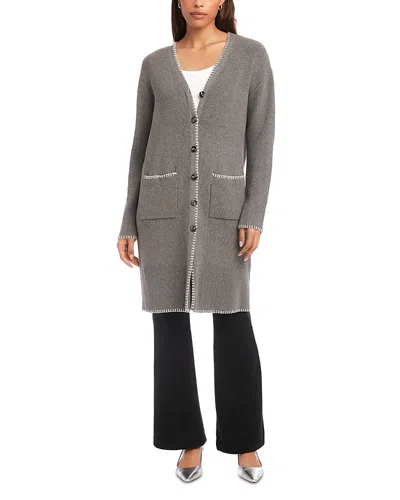 Fifteen Twenty Ariel Cardigan In Gray