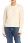 Fifteen Twenty Arley Relaxed Fit Crewneck Sweater In Snow