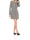 Fifteen Twenty Avery Puff Sleeve Mini Dress In Check In Multi