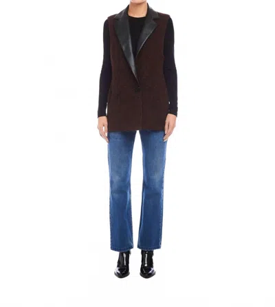 Fifteen Twenty Brooklyn Blazer Vest In Brown