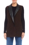Fifteen Twenty Brooklyn Wool Blend Vest In Brown