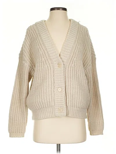 Pre-owned Fifteen Twenty Cardigan Sweater In Tan