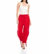 Fifteen Twenty Charo Cargo Pants In Cherry In Burgundy