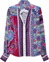 Fifteen Twenty Chloe Blouse In Floral Print In Multi