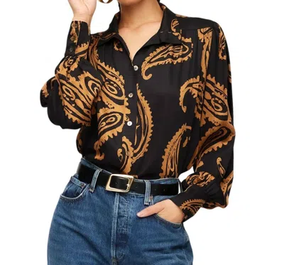 Fifteen Twenty Chloe Blouse In Paisley In Multi