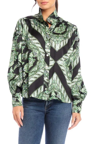 FIFTEEN TWENTY FIFTEEN TWENTY CHLOE PRINT SHIRT