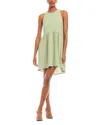 Fifteen Twenty Cianni Tie Neck Dress In Sage