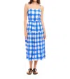 Fifteen Twenty Costa Check Sundress In Multi