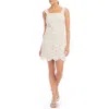 Fifteen Twenty Daisy Lace Minidress In Off White/ Natural