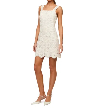 Fifteen Twenty Daisy Mini Dress In Off White