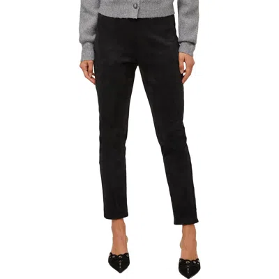 Fifteen Twenty Danae Ankle Slit Pants In Black