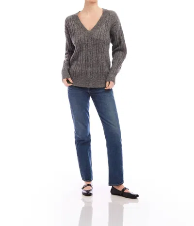 Fifteen Twenty Deliana Oversized Sweater In Ash