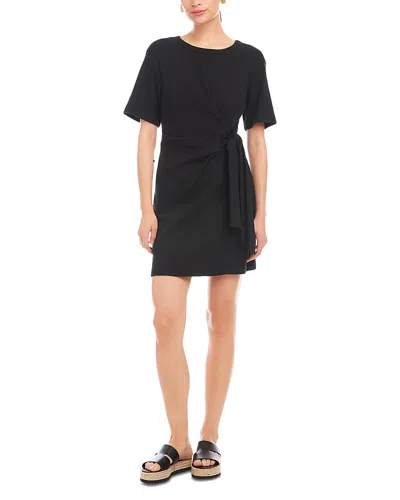 Fifteen Twenty Diana Side Knot Dress In Black
