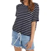 Fifteen Twenty Drawstring Top In Stripe In Multi