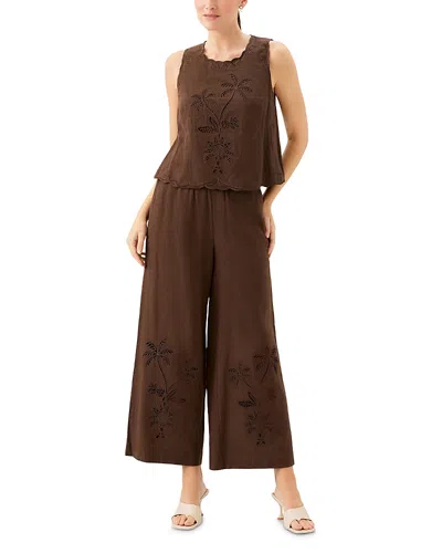 Fifteen Twenty Elina Embroidered Sleeveless Top In Multi