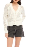 Fifteen Twenty Ellen Open Stitch Cardigan In White