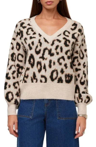 Fifteen Twenty Elodie Blouson Sleeve Sweater In Multi
