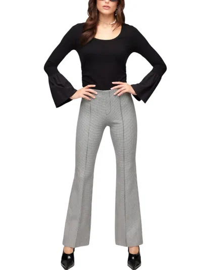 Fifteen Twenty Emerson Bootcut Pant Houndstooth In Gray