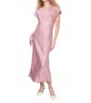 Fifteen Twenty Emmeline Bias Dress In Mauve In Pink