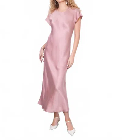 Fifteen Twenty Emmeline Bias Dress In Mauve In Pink