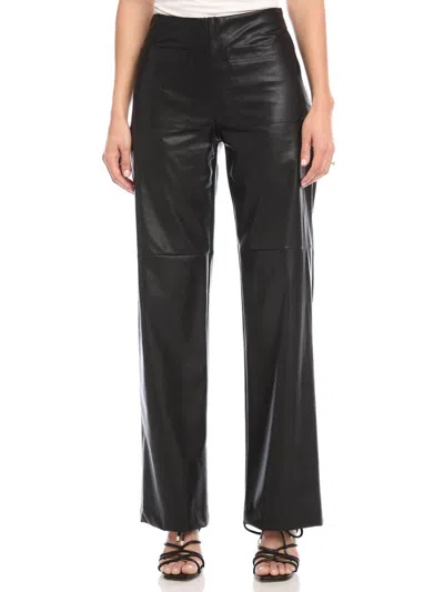 Fifteen Twenty Faux Leather Pant In Black