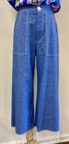 Fifteen Twenty Fringe Cameron Pant In Blue In Blue