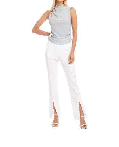 Fifteen Twenty Front Slit Pants In Off White