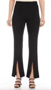 Fifteen Twenty Harlow Slit Hem Bootcut Pants In Multi