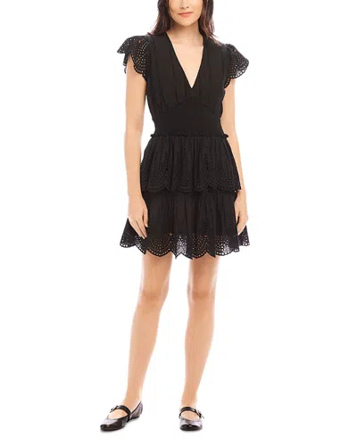 FIFTEEN TWENTY ISLA EMBROIDERED TIERED DRESS