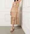 FIFTEEN TWENTY JOSEPHINE DRESS IN DESERT ZEBRA