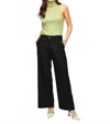 Fifteen Twenty Kelli Turtleneck Sweater Tank Top In Green In Green