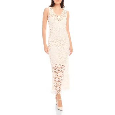 Fifteen Twenty Kelsie Sleeveless Midi Dress In Ivory