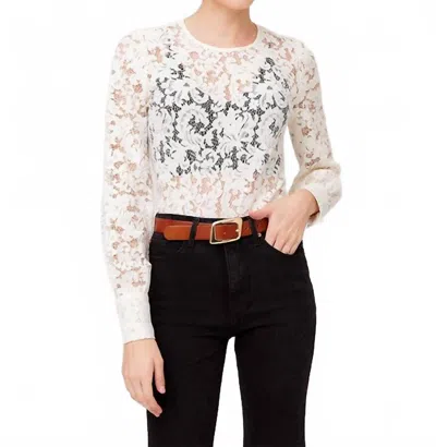 Fifteen Twenty Lace Blouse In Cream In Multi