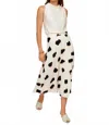 Fifteen Twenty Lexi Skirt In Sahara Twill Print In White