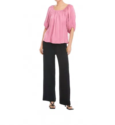 Fifteen Twenty Liza Peasant Blouse In Peony In Multi