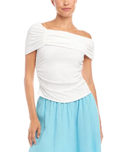 Fifteen Twenty Lizzie One Shoulder Top In Off White