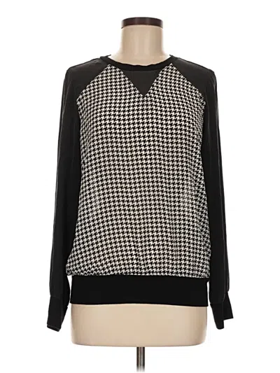 Pre-owned Fifteen Twenty Long Sleeve Blouse In Black