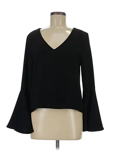 Pre-owned Fifteen Twenty Long Sleeve Blouse In Black